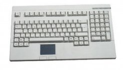 19'' IPC Solidyear Tastatur deutsch, Touchpad, USB-Anschluss, weiß